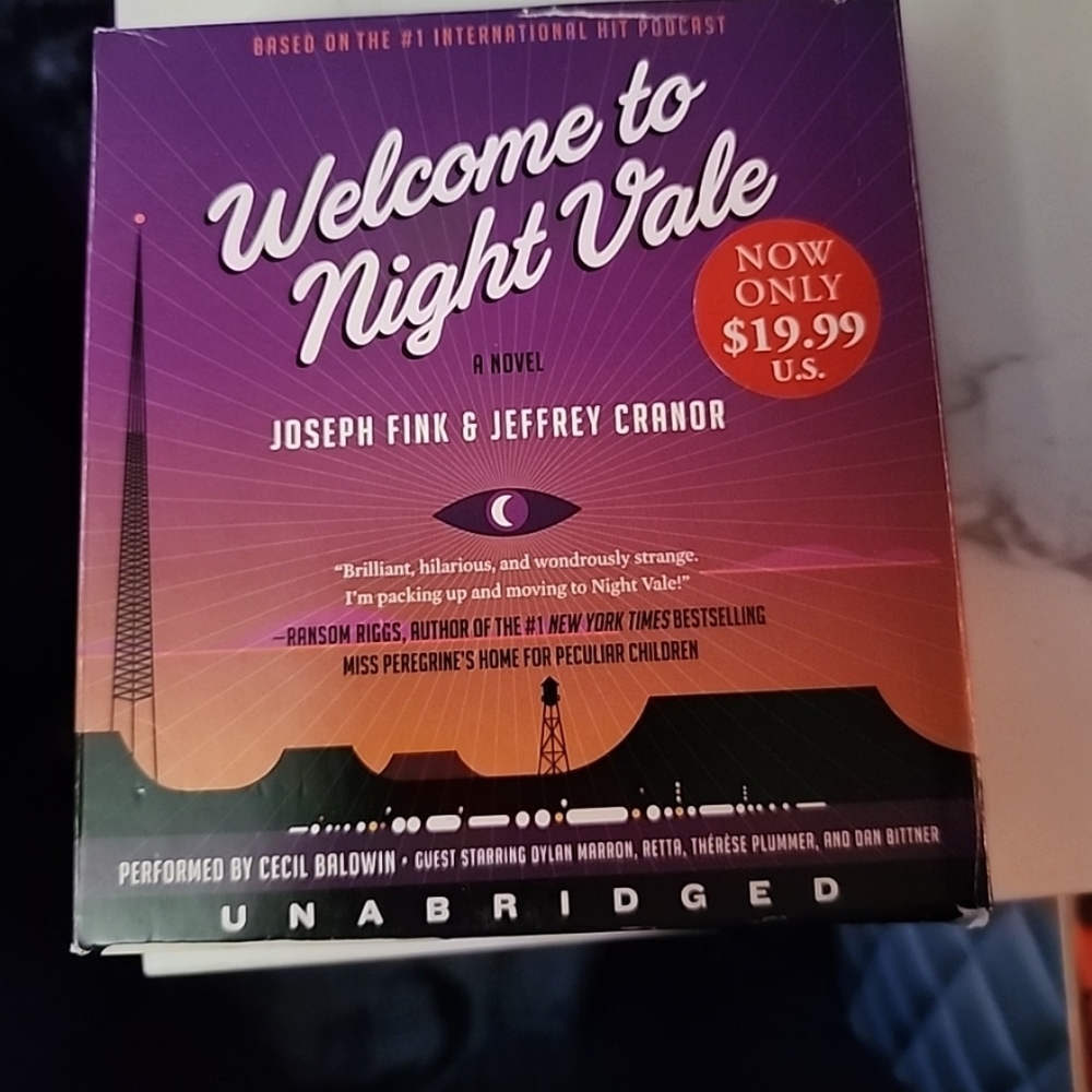 Welcome to Night Vale Novel - Purple & Orange Cover